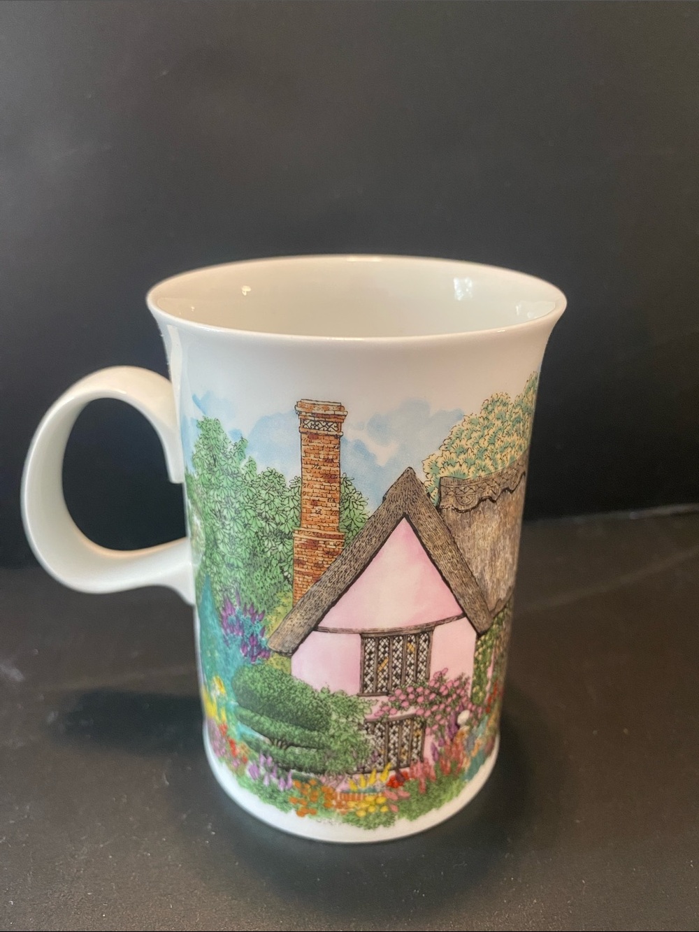 Dunoon Fine Bone China Manor Houses by Sue Scullard Beaker Mug Cup